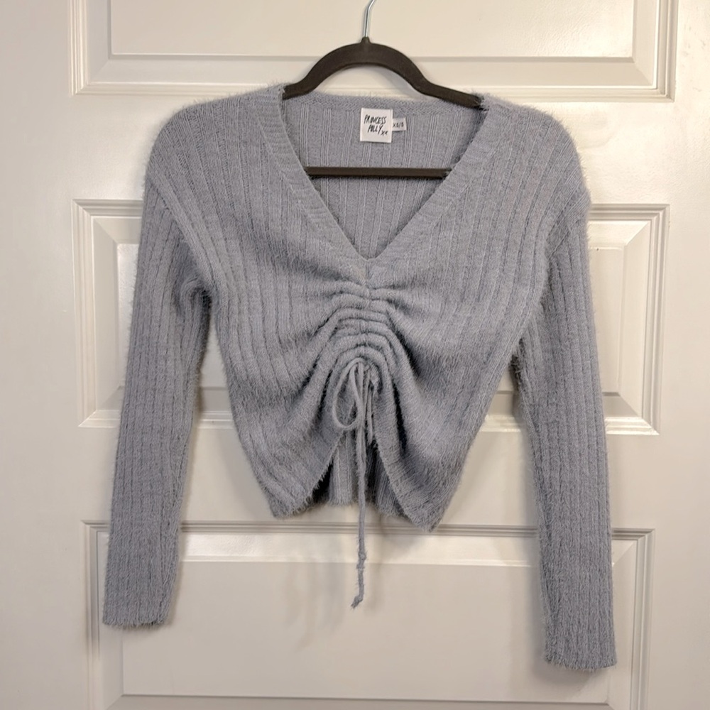 Princess Polly Cinch Crop Sweater
